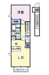 茶屋町駅 徒歩12分 2階の物件間取画像